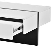 Rectangle design high gloss surface cocktail table in white by La Spezia additional picture 10