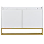 Modern sideboard elegant buffet with large storage space in white by La Spezia additional picture 2