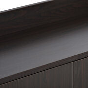 Modern sideboard elegant buffet with large storage space in espresso by La Spezia additional picture 16