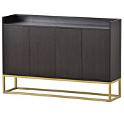 Modern sideboard elegant buffet with large storage space in espresso by La Spezia additional picture 8