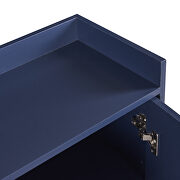 Modern sideboard elegant buffet cabinet with large storage space in navy by La Spezia additional picture 3