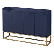 Modern sideboard elegant buffet cabinet with large storage space in navy by La Spezia additional picture 6