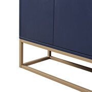 Modern sideboard elegant buffet cabinet with large storage space in navy by La Spezia additional picture 7