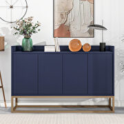 Modern sideboard elegant buffet cabinet with large storage space in navy by La Spezia additional picture 10