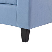 U_style blue line-like symmetrical sectioanl sofa with ottoman by La Spezia additional picture 13
