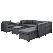 Ustyle 8 piece rattan sectional seating group, patio furniture sets by La Spezia additional picture 10