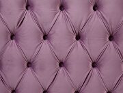 Purple velvet button tufting sectional sofa by La Spezia additional picture 3