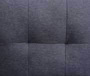 Gray linen right facing sectional sofa by La Spezia additional picture 6