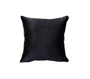 Black velvet loveseat w/2 pillows additional photo 2 of 3