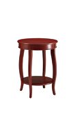 Aberta side table in red by La Spezia additional picture 3