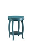 Aberta side table in teal additional photo 2 of 3