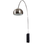Black thick Italian marble base modern lamp by Leisure Mod additional picture 2