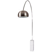 White thick Italian marble base modern lamp by Leisure Mod additional picture 2
