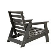 Beige cushions poly lumber 4-piece weather resistant patio conversation set by Leisure Mod additional picture 12