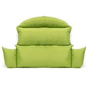 Light green finish hanging 2 person egg swing cushion by Leisure Mod additional picture 3