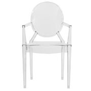 Clear acrylic modern chair/ set of 2 by Leisure Mod additional picture 2