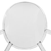 Clear acrylic modern chair/ set of 2 additional photo 5 of 6