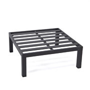 7-piece aluminum patio conversation set with coffee table and red cushions by Leisure Mod additional picture 13