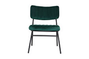 Emerald green velvet elegant accent chair by Leisure Mod additional picture 2