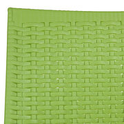 Green polypropylene material attractive weave design dining chair/ set of 2 by Leisure Mod additional picture 6