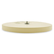 Cream finish round silent non-ticking modern wall clock by Leisure Mod additional picture 3