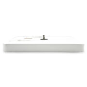 White square silent non-ticking modern wall clock by Leisure Mod additional picture 3
