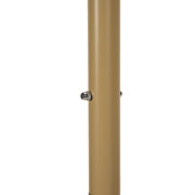 Red cushion and light brown wicker hanging 2 person egg swing chair by Leisure Mod additional picture 8