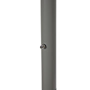 Light gray cushion and wicker hanging 2 person egg swing chair by Leisure Mod additional picture 8