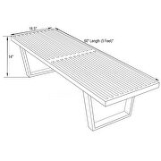 Highest quality stainless steel bench by Leisure Mod additional picture 6