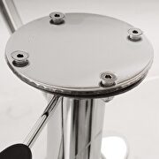 Clear thick acrylic seat gas lift swivel bar/ counter stool by Leisure Mod additional picture 6
