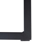 Light brown pu and sturdy metal base bar height stool by Leisure Mod additional picture 6