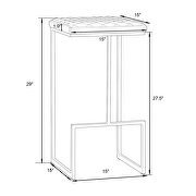 Light brown pu and sturdy metal base bar height stool by Leisure Mod additional picture 7