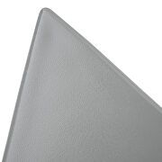 Gray sturdy plastic trendy side table additional photo 5 of 4