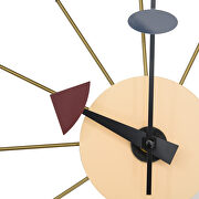 White pinwheel concept design clock by Leisure Mod additional picture 2
