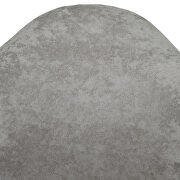 Cloudy gray velvet / metal legs chair by Leisure Mod additional picture 5