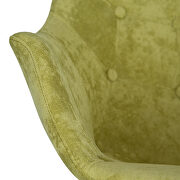 Lemon green velvet / ash wood legs rocking chair by Leisure Mod additional picture 6
