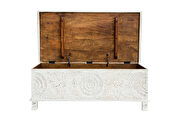 Hand carved trunk / coffee table with storage space by Mod-Arte additional picture 2