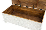 Hand carved trunk / coffee table with storage space by Mod-Arte additional picture 3