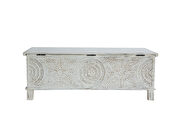 Hand carved trunk / coffee table with storage space by Mod-Arte additional picture 6