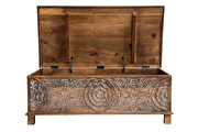 Hand carved trunk / coffee table with storage space by Mod-Arte additional picture 8