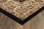 Crown 5'2 x 7'2 Traditional Floral Black area rug additional photo 4 of 3