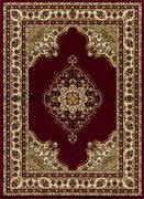 Crown 5'2 x 7'2 Traditional Medallion Red area rug additional photo 2 of 3