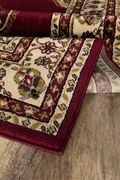 Crown 5'2 x 7'2 Traditional Medallion Red area rug additional photo 3 of 3