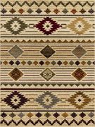 Crown 5'2 x 7'2 Traditional South Western Ivory area rug by Mod-Arte additional picture 2
