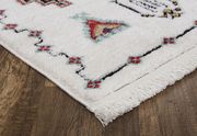 FEZ 2'7 x 4'7 Modern Moroccan White area rug additional photo 3 of 3