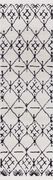 2'3x 7'2 Modern Moroccan White area rug by Mod-Arte additional picture 4