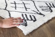 3'9 x 5'2 Modern Moroccan White area rug additional photo 2 of 2