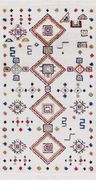 2'7 x 4'7 Modern Moroccan White area rug by Mod-Arte additional picture 4