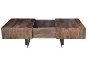 Olive glide coffee table with sliding top by Mod-Arte additional picture 11