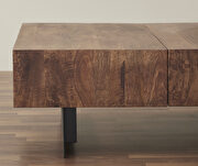Walnut glide coffee table with sliding top by Mod-Arte additional picture 6